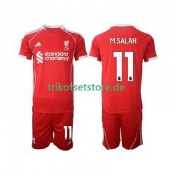 Liverpool Mohamed Salah 11 2025-2026 Kinder Trikotset Heim Kurzarm