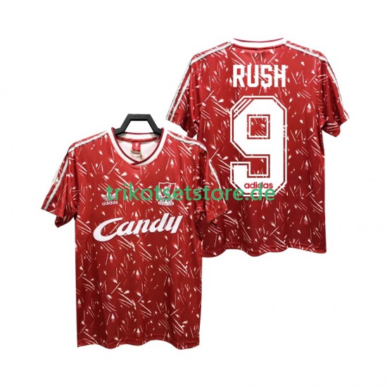 Liverpool Rush 9 Retro 1989 1991 Herren Trikot Heim Kurzarm