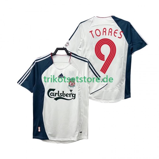 Liverpool Torres 9 Retro 2006 2008 Herren Trikot Auswärts Kurzarm