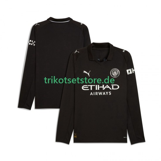 Manchester City 2025-2026 Herren Trikot Auswärts Langarm