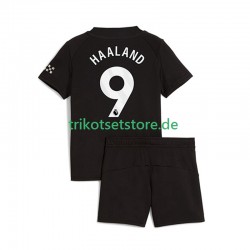Manchester City Erling Haaland 9 2025-2026 Kinder Trikotset Auswärts Kurzarm