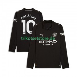 Manchester City Jack Grealish 10 2025-2026 Herren Trikot Auswärts Langarm