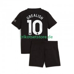 Manchester City Jack Grealish 10 2025-2026 Kinder Trikotset Auswärts Kurzarm