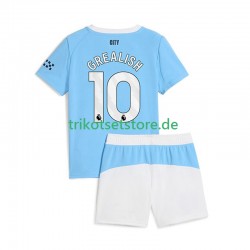 Manchester City Jack Grealish 10 2025-2026 Kinder Trikotset Heim Kurzarm