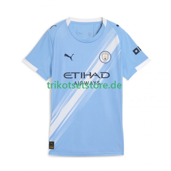 Manchester City 2025-2026 Frauen Trikot Heim Kurzarm