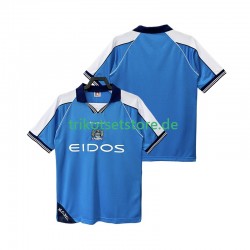 Manchester City Retro 1999 2001 Herren Trikot Heim Kurzarm