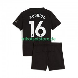 Manchester City Rodrigo Hernandez 16 2025-2026 Kinder Trikotset Auswärts Kurzarm