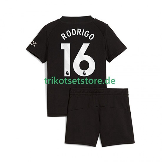 Manchester City Rodrigo Hernandez 16 2025-2026 Kinder Trikotset Auswärts Kurzarm