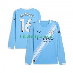Manchester City Rodrigo Hernandez 16 2025-2026 Herren Trikot Heim Langarm