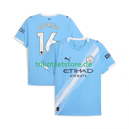 Manchester City Rodrigo Hernandez 16 2025-2026 Herren Trikot Heim Kurzarm