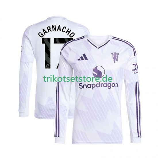 Manchester United Alejandro Garnacho 17 2025-2026 Herren Trikot Auswärts Langarm