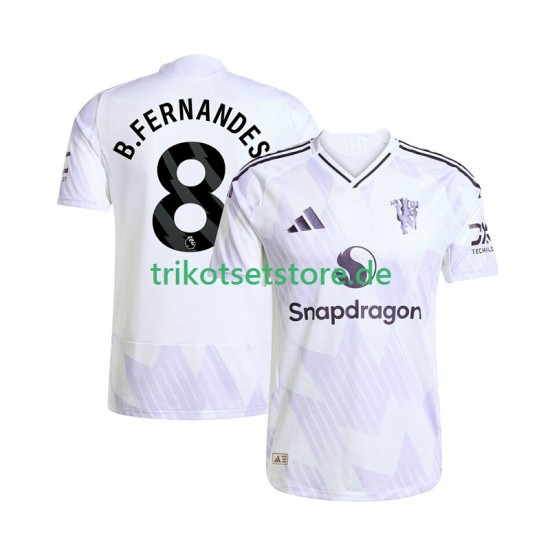 Manchester United Bruno Fernandes 8 2025-2026 Herren Trikot Auswärts Kurzarm
