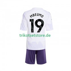 Manchester United Bryan Mbeumo 19 2025-2026 Kinder Trikotset Auswärts Kurzarm