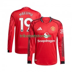 Manchester United Bryan Mbeumo 19 2025-2026 Herren Trikot Heim Langarm