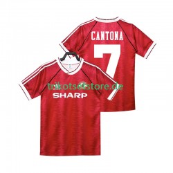 Manchester United CANTONA 7 Retro 1990 1992 Herren Trikot Heim Kurzarm