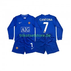 Manchester United CONTONA 7 Retro 2008 2009 Kinder Trikotset Ausweich Langarm