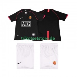 Manchester United Retro 2007 2008 Kinder Trikotset Auswärts Kurzarm