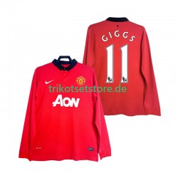 Manchester United GIGGS 11 Retro 2013 2014 Herren Trikot Heim Langarm