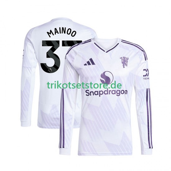 Manchester United Kobbie Mainoo 37 2025-2026 Herren Trikot Auswärts Langarm