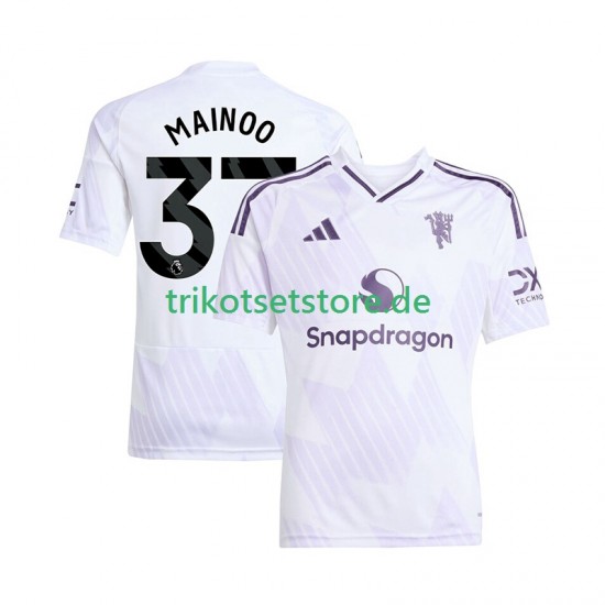 Manchester United Kobbie Mainoo 37 2025-2026 Herren Trikot Auswärts Kurzarm
