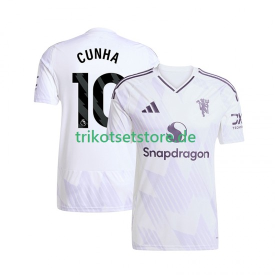 Manchester United Matheus Cunha 10 2025-2026 Herren Trikot Auswärts Kurzarm