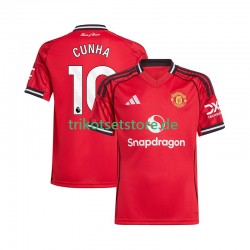 Manchester United Matheus Cunha 10 2025-2026 Herren Trikot Heim Kurzarm