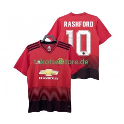 Manchester United RASHFORD 10 Retro 2018 2019 Herren Trikot Heim Kurzarm