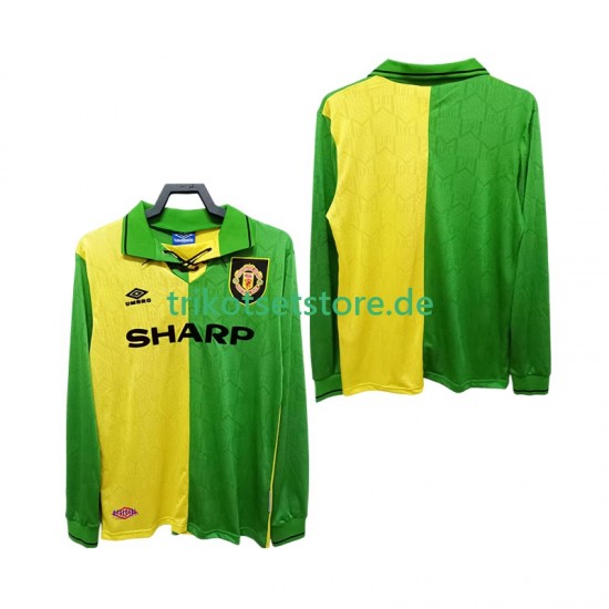 Manchester United Retro 1992 1994 Herren Trikot Auswärts Langarm