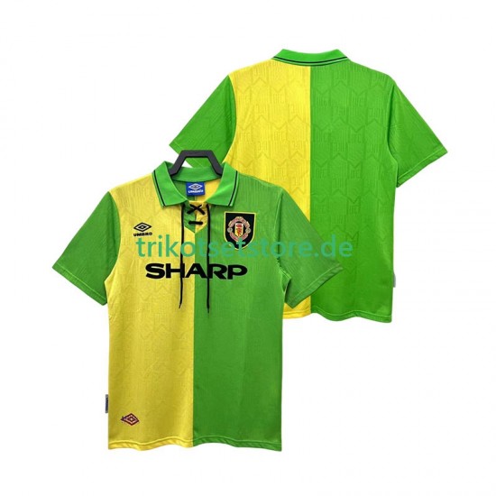 Manchester United Retro 1992 1994 Herren Trikot Auswärts Kurzarm