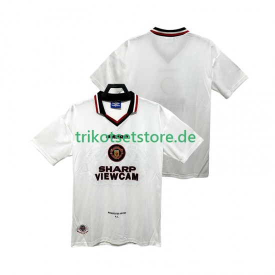 Manchester United Retro 1996 1997 Herren Trikot Auswärts Kurzarm