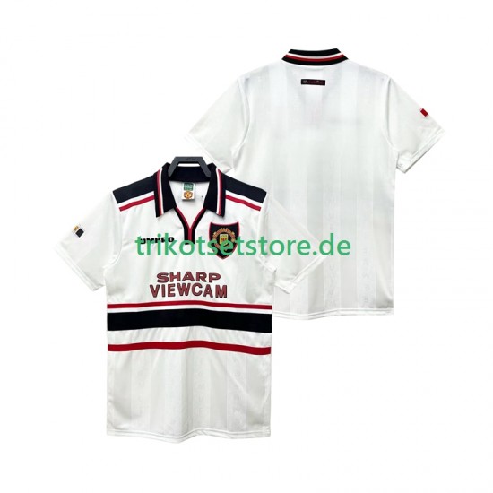 Manchester United Retro 1998 1999 Herren Trikot Auswärts Kurzarm