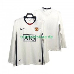 Manchester United Retro Premier League 2008 2009 Herren Trikot Auswärts Langarm