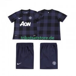 Manchester United Retro 2013 2014 Kinder Trikotset Auswärts Kurzarm