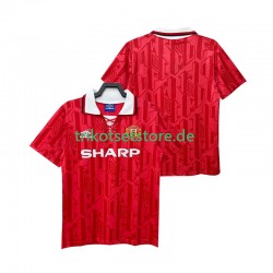 Manchester United Retro 1992 1994 Herren Trikot Heim Kurzarm