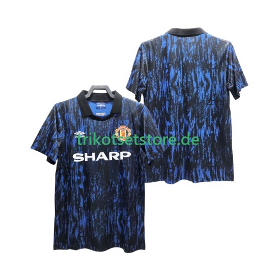 Manchester United Retro 1993 Herren Trikot Heim Kurzarm