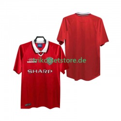 Manchester United Retro 1999 2000 Herren Trikot Heim Kurzarm
