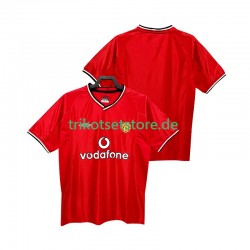 Manchester United Retro 2000 2002 Herren Trikot Heim Kurzarm