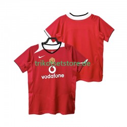 Manchester United Retro 2005 2006 Herren Trikot Heim Kurzarm