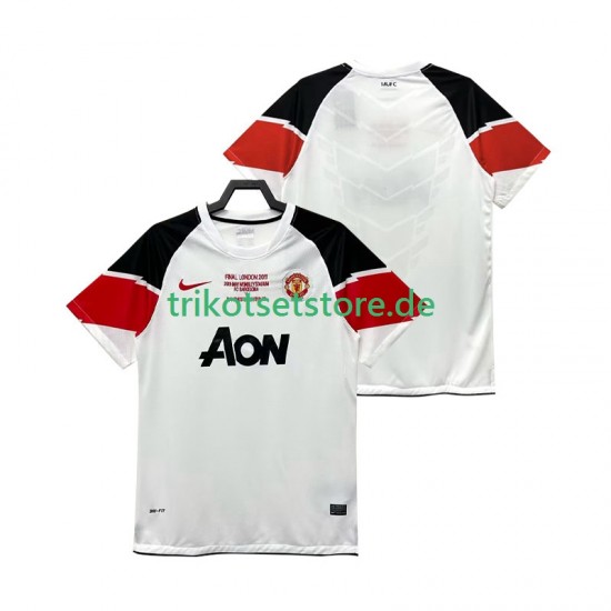 Manchester United Retro Champions League 2011 2012 Herren Trikot Ausweich Kurzarm