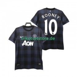 Manchester United Rooney 10 Retro 2013 2014 Herren Trikot Auswärts Kurzarm