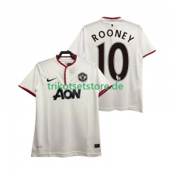 Manchester United Rooney 10 Retro 2013 2014 Herren Trikot Ausweich Kurzarm