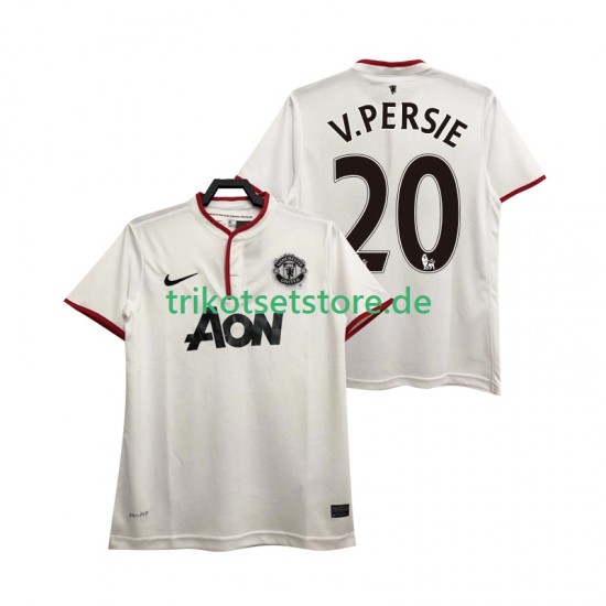 Manchester United V PERSIE 20 Retro 2013 2014 Herren Trikot Ausweich Kurzarm
