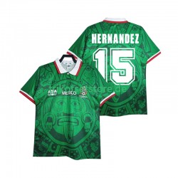 Mexiko HERNANDEZ 15 Retro 1998 Herren Trikot Heim Kurzarm
