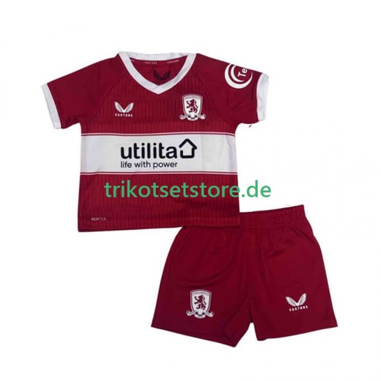 Middlesbrough 2025-2026 Kinder Trikotset Heim Kurzarm