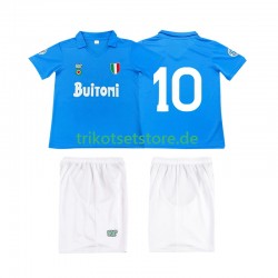 SSC Neapel 10 Retro 1987 1988 Kinder Trikotset Heim Kurzarm