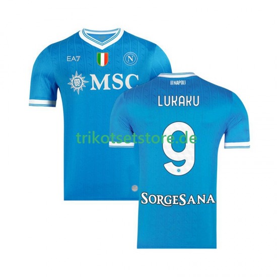 SSC Neapel Romelu Lukaku 9 2025-2026 Herren Trikot Heim Kurzarm
