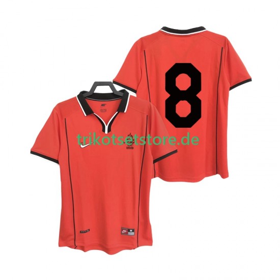Niederlande 8 Retro 1998 Herren Trikot Heim Kurzarm