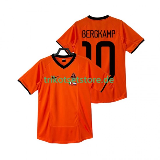 Niederlande BERGKAMP 10 Retro 2000 Herren Trikot Heim Kurzarm