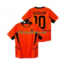 Niederlande BERGKAMP 10 Retro 2002 Herren Trikot Heim Kurzarm
