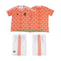 Niederlande Retro 1988 Kinder Trikotset Heim Kurzarm